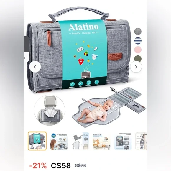 Portable changing pad - Picture 6 of 6